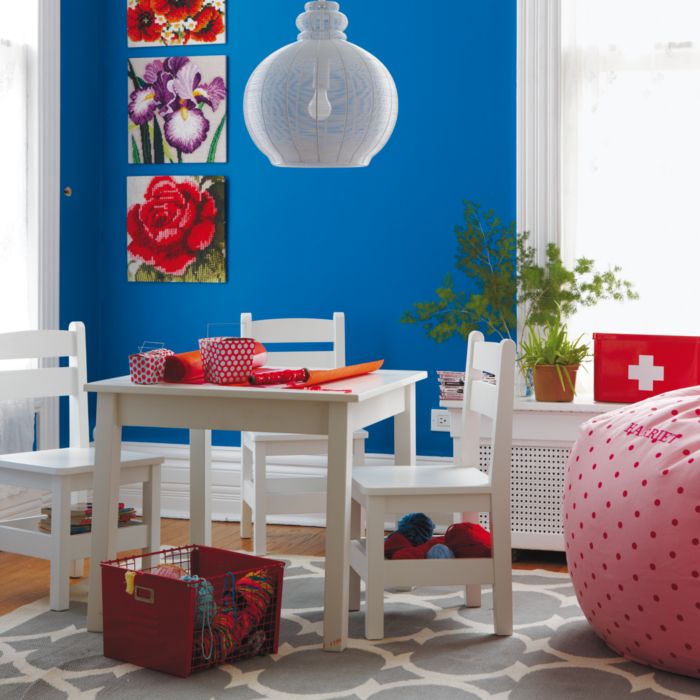 Clean, Girly Playroom