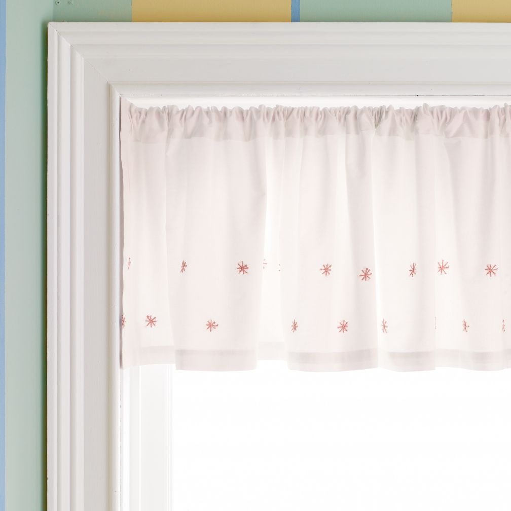 Star Window Valance (Pink)
