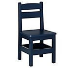 Midnight Blue Storage ChairFloor to Seat: 14" H
