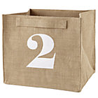2 Store By Numbers Cube Bin