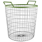 Green Wired World Floor Bin