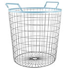 Light Blue Wired Floor Bin