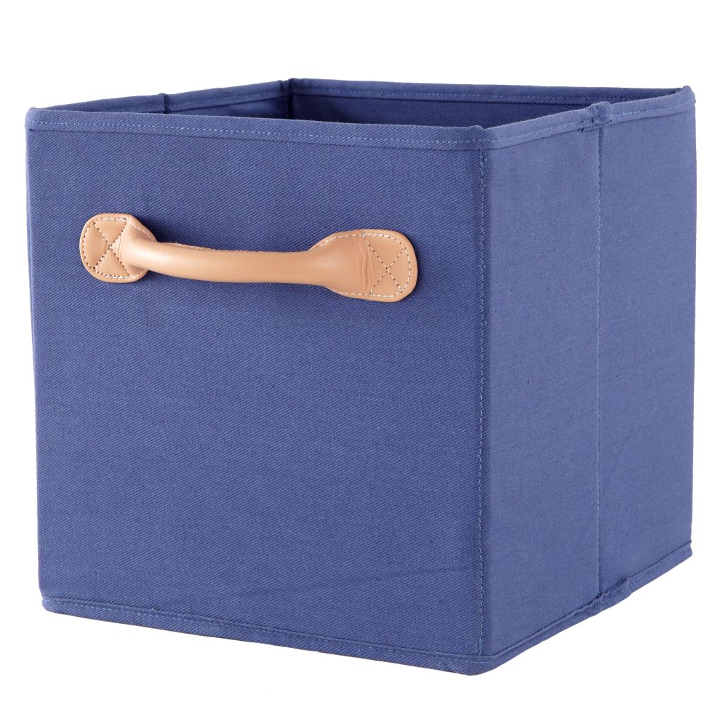 We're Not Just Canvas Anymore Cube Bin (Blue)