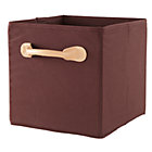 Brown Canvas Bin