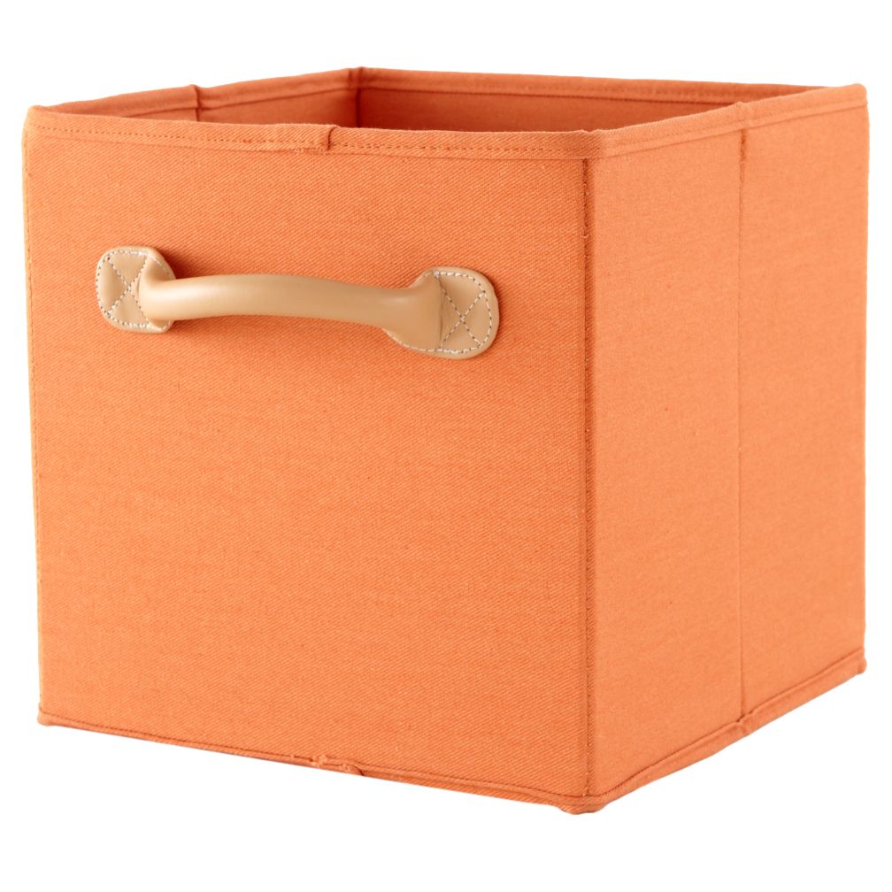 We're Not Just Canvas Anymore Cube Bin (Orange)