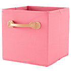 Pink Canvas Bin