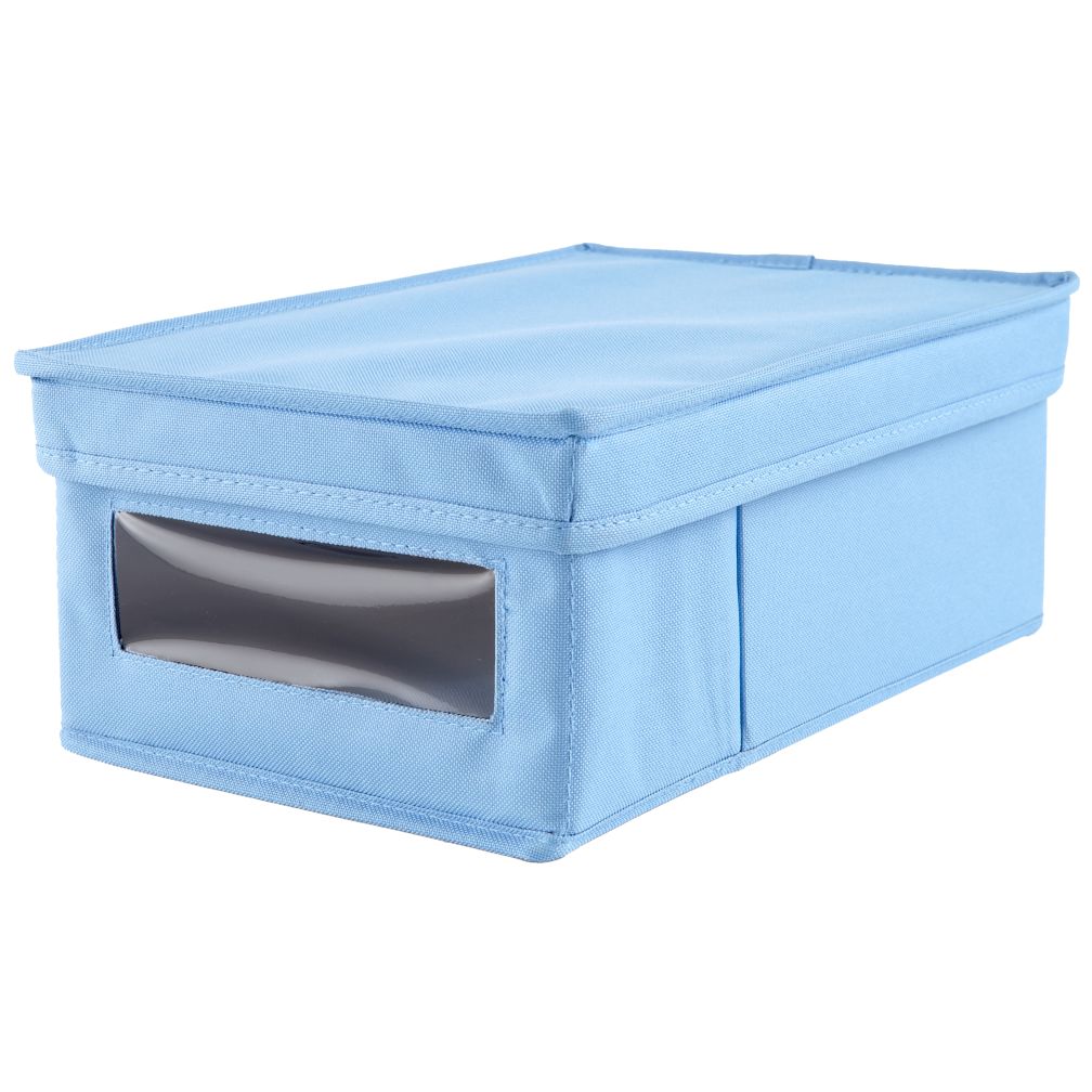 I Think I Canvas Shoe Box (Lt. Blue)