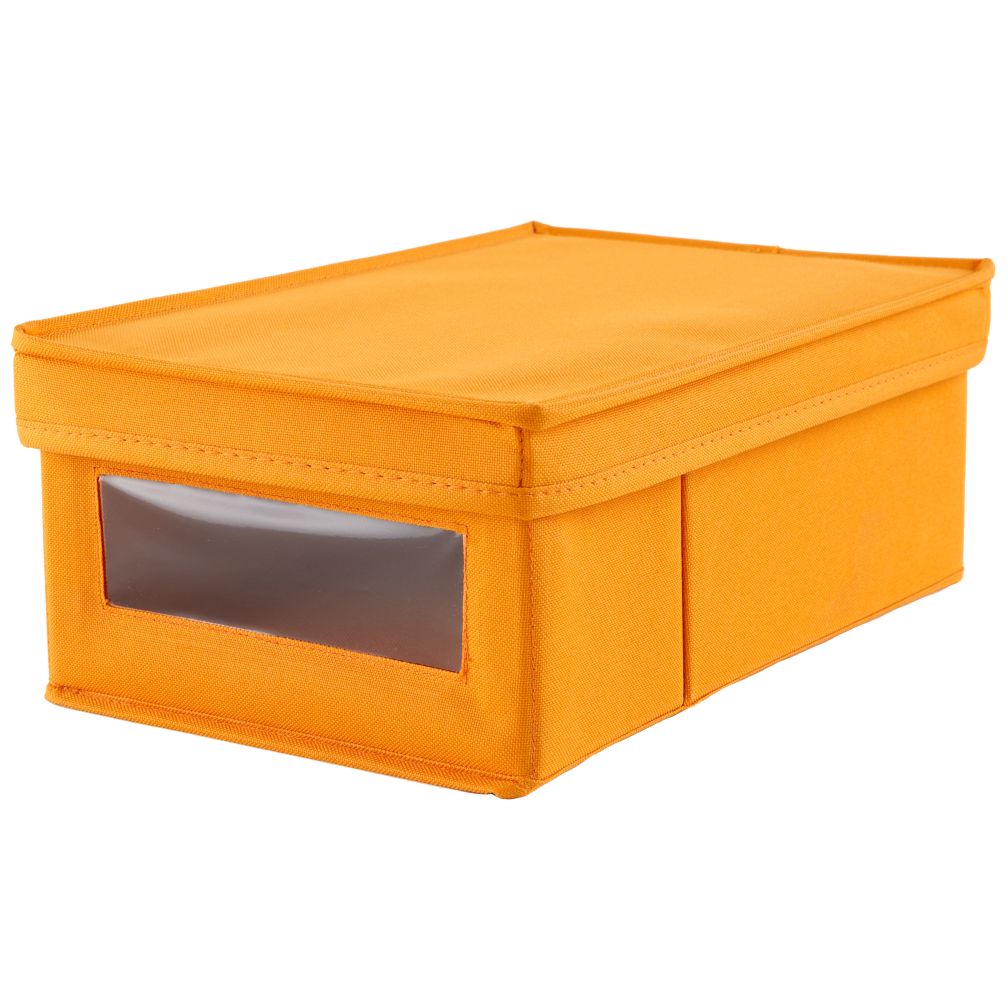 I Think I Canvas Shoe Box (Orange)