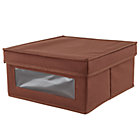 Brown Canvas Sweater Storage Box