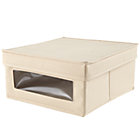Khaki Canvas Sweater Storage Box