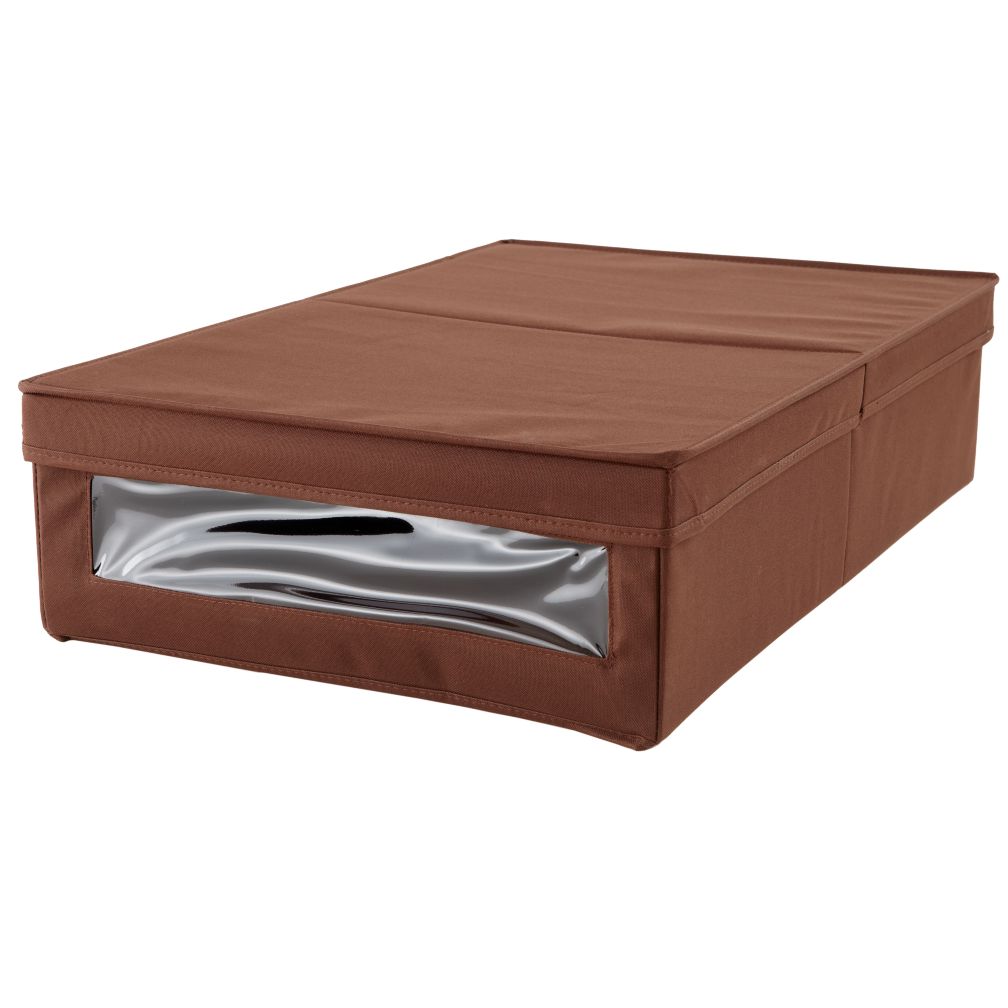 I Think I Canvas Underbed Box (Brown)