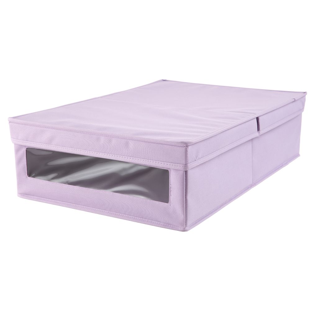 I Think I Canvas Underbed Box (Lavender)