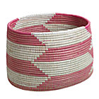 Charming Hamper (Herringbone/Pink)