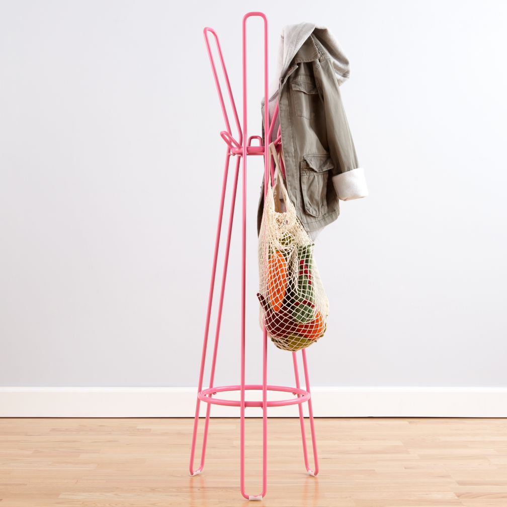 Basic Framework Coat Rack (Pink)