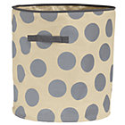 Grey Dotted Floor Bin