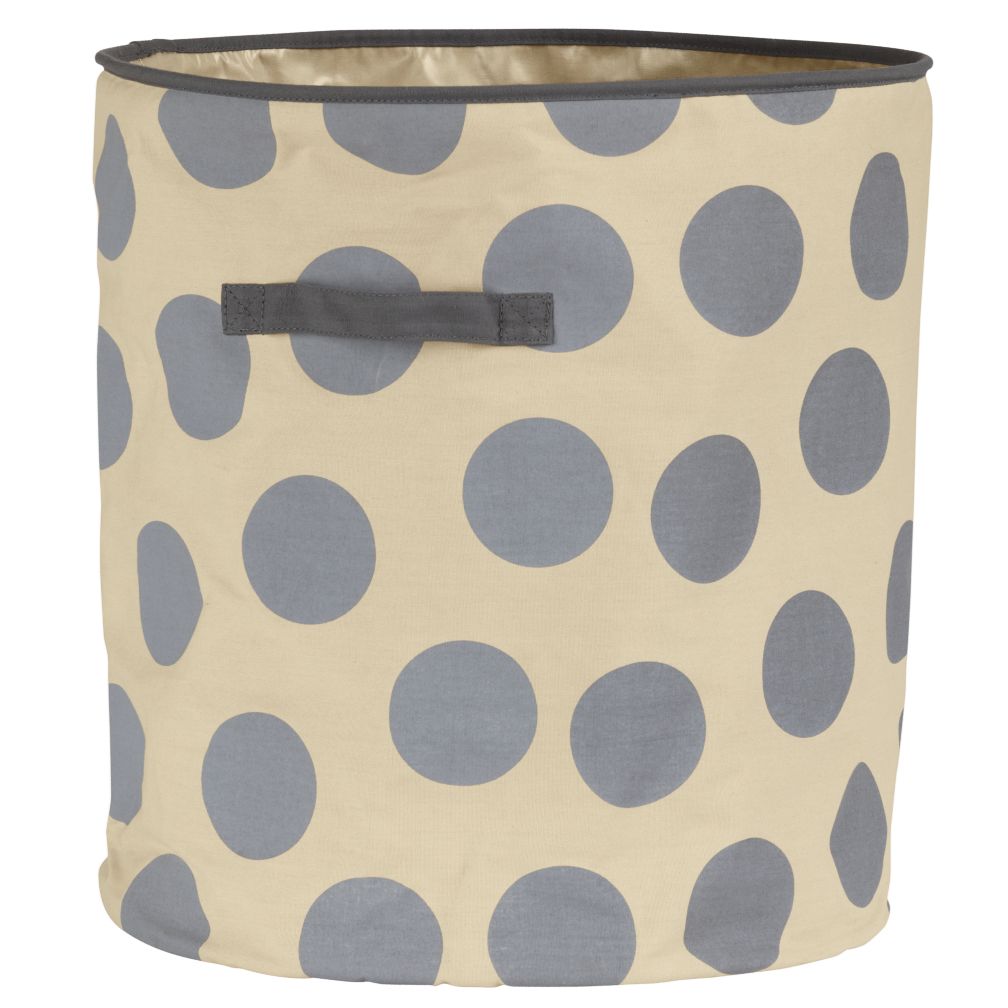 Dotted Floor Bin (Grey)