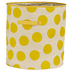 Yellow Dotted Floor Bin