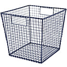 Blue Down to the Wire Cube Bin