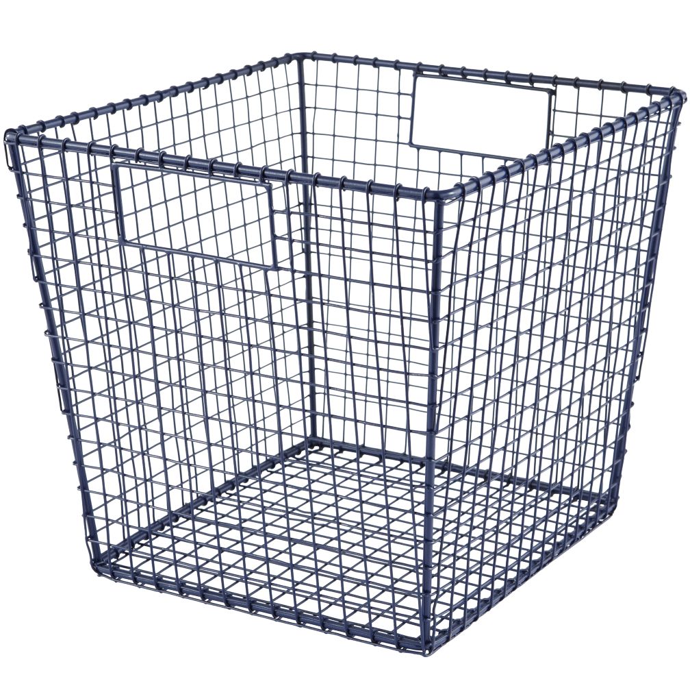 Down to the Wire Cube Bin (Blue)