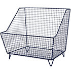 Blue Down to the Wire Floor Bin