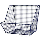 Blue Down to the Wire Wall Bin