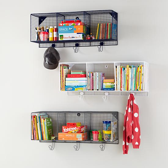 Down to the Wire 3-Cube Wall Shelf