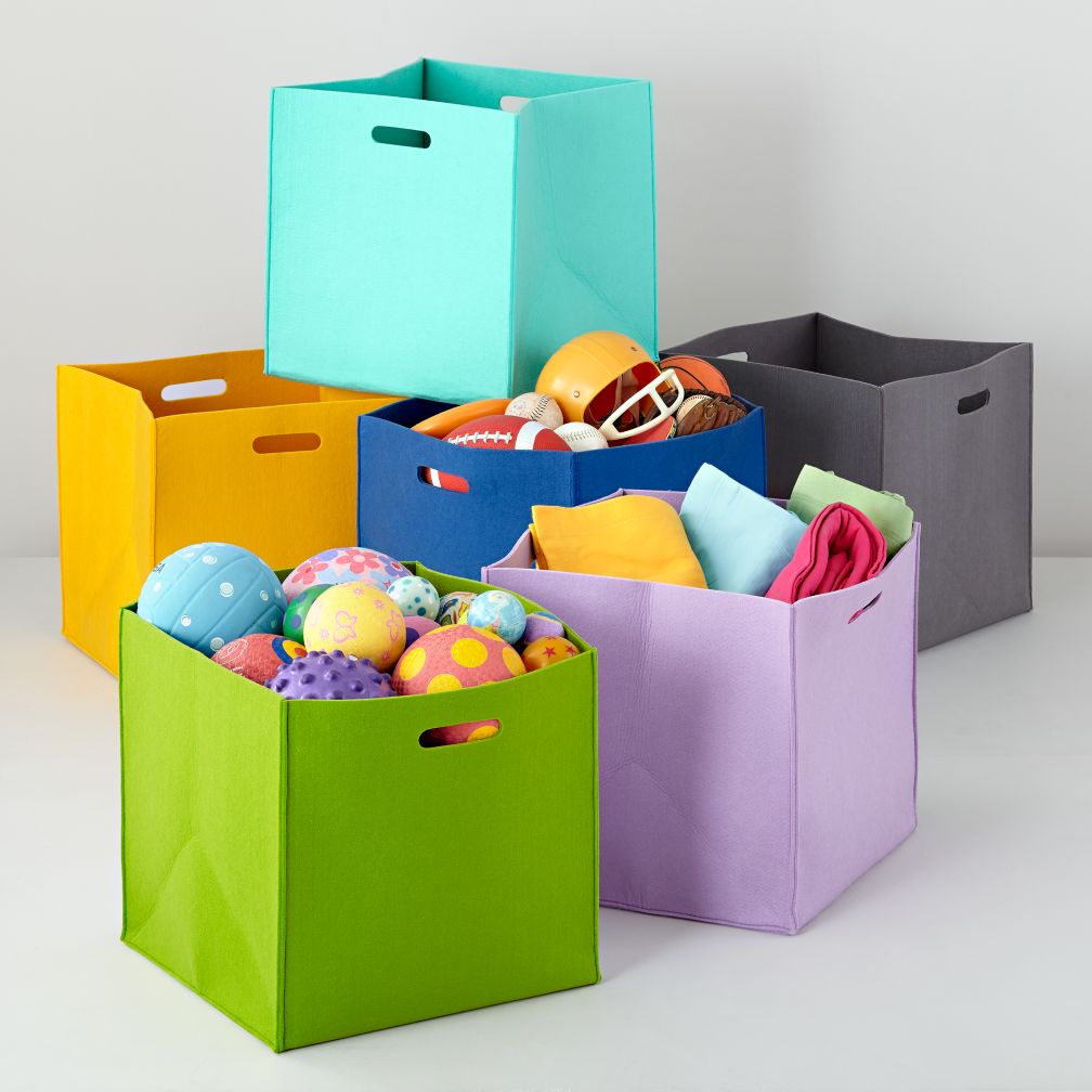 Once More with Felting Floor Bin