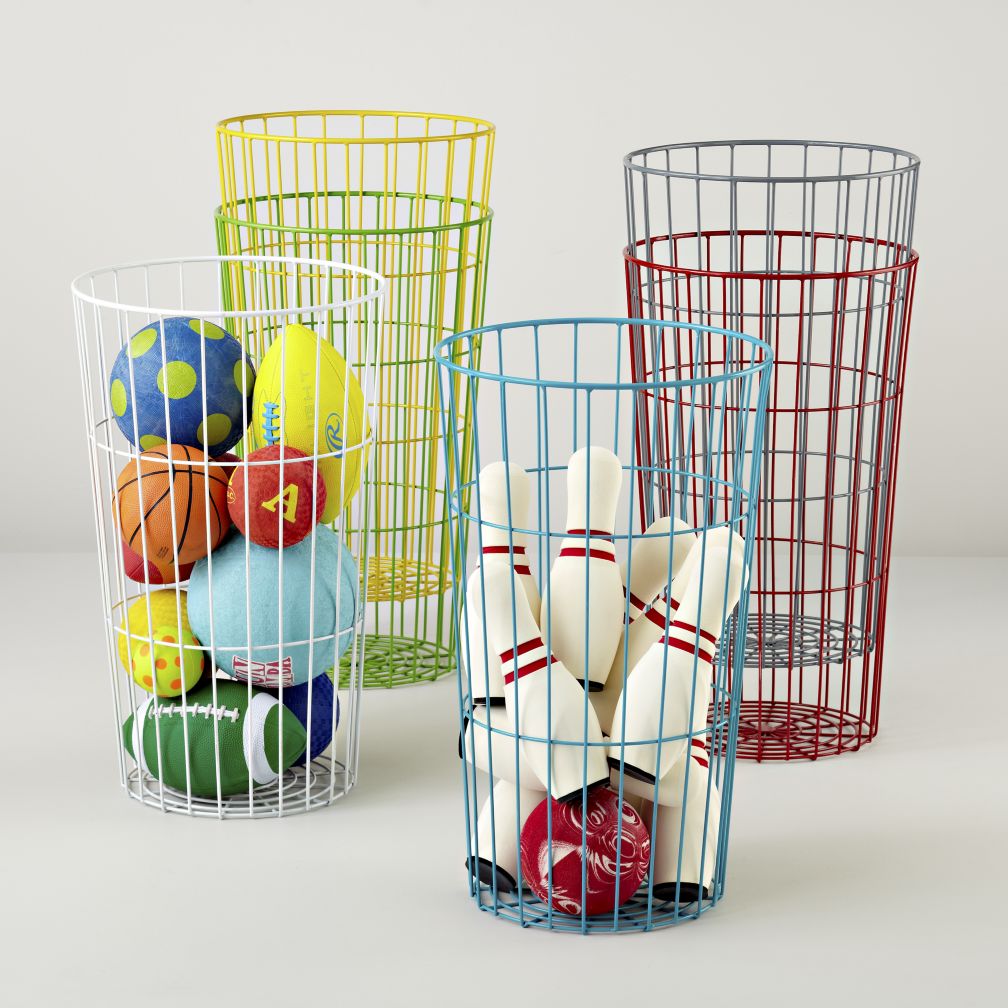 Flea Market Wire Ball Bins