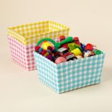 Bring In The Gingham Shelf Bins