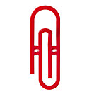 Red Keep it Together Paper Clip Wall Hook
