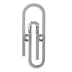Silver Keep it Together Paper Clip Wall Hook