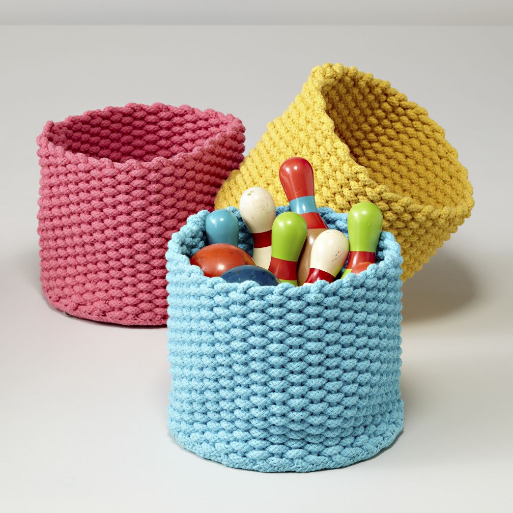Kneatly Knit Small Storage Bins