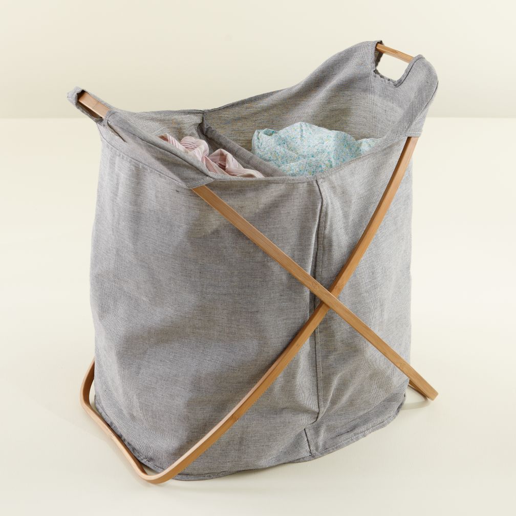 Load Bearing Double Laundry Hamper
