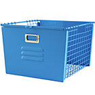 Blue Metal Locker Basket