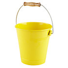Yellow Metal Pail Bucket