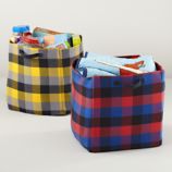 Buffalo Check Floor Bin