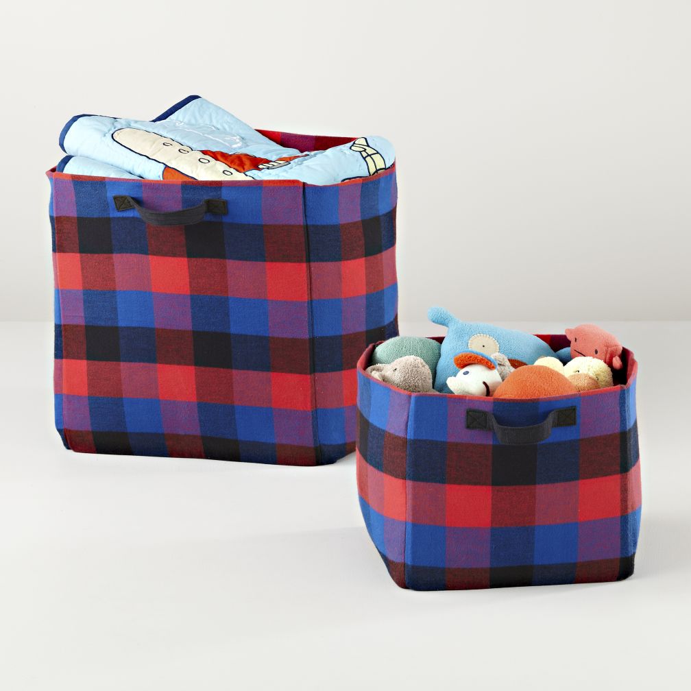 Buffalo Check Storage Collection (Red)