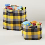 Buffalo Check Storage Collection (Yellow)