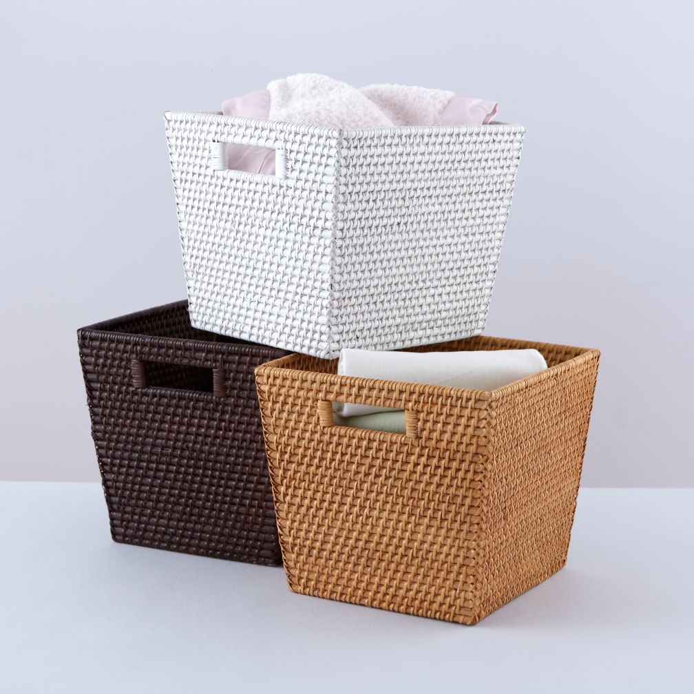 Rattan I Am Cube Basket