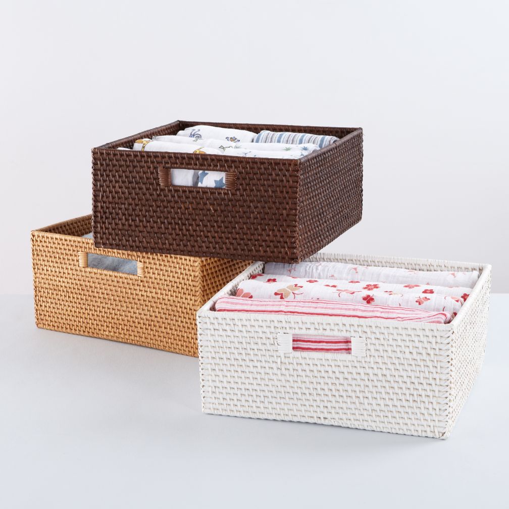 Rattan I Am Large Changer Basket