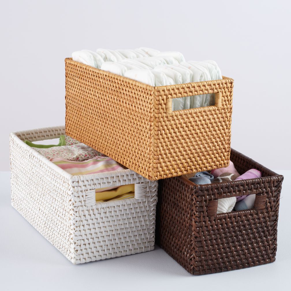 Rattan I Am Small Changer Basket