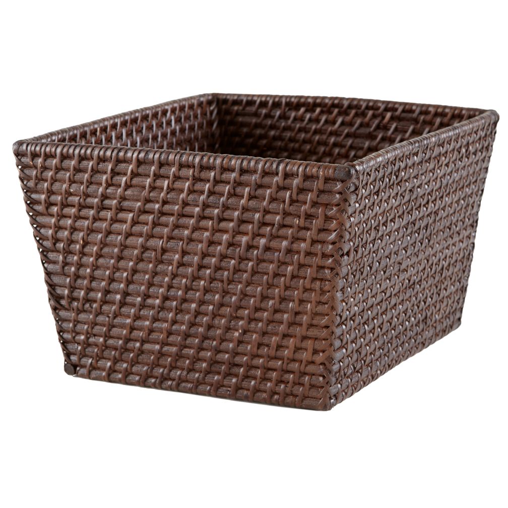Rattan Shelf Basket (Espresso)