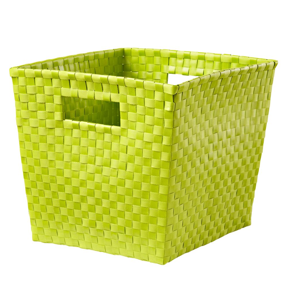 Strapping Cube Bin (Lime Green)
