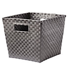 Grey Cube Bin