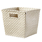 Khaki Cube Bin