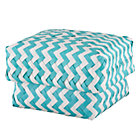 Medium Aqua Zig Zag Basket