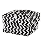Medium Black Zig Zag Basket