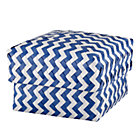 Medium Blue Zig Zag Basket