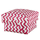 Medium Pink Zig Zag Basket