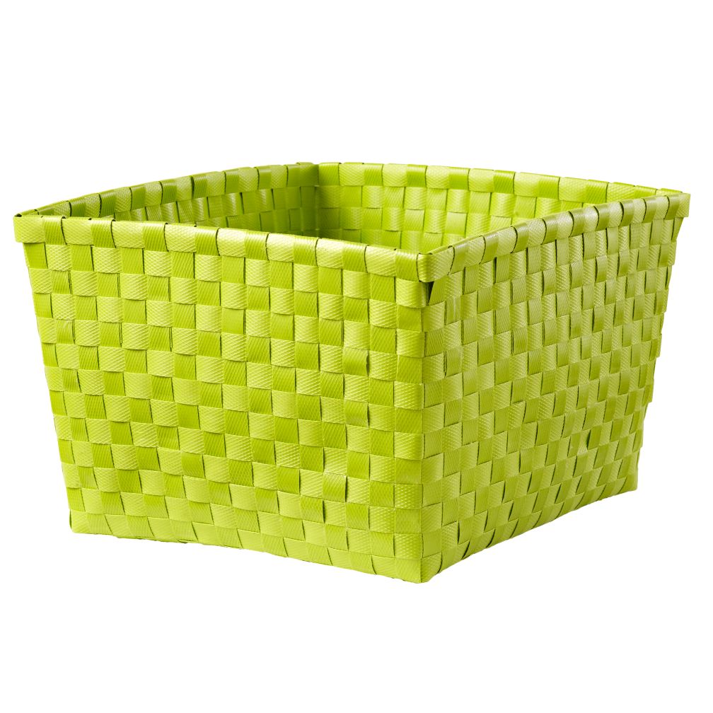 Strapping Shelf Basket (Lime Green)